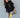 t-shirt oversize ornel n-sof - noir logo jaune
