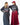 robe triple crop n-sof - couple gris rouge